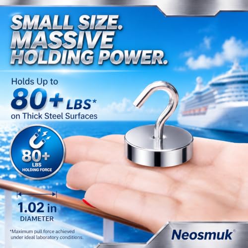Magnetic Hooks Steel Tube Design for Cruise (10 Count)