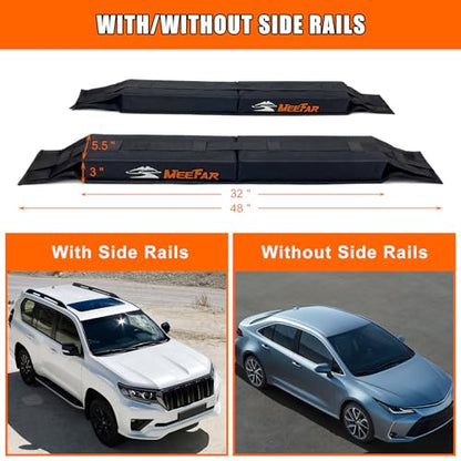 Kayak Car Roof Rack Pad for Kayak Surfboard SUP Canoe Soft Roof Rack Pads (2 Count)
