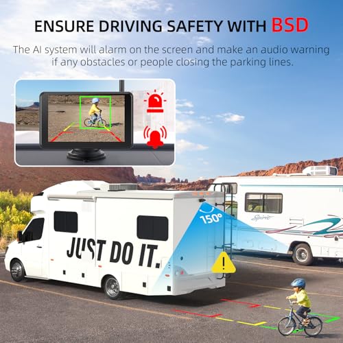 Magnetic Solar Wireless Backup Camera
