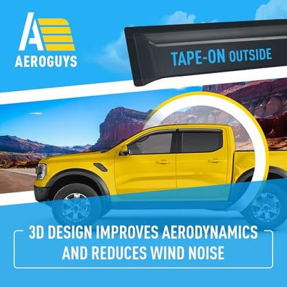 Extra Durable Window Deflectors Tape (4 Count)
