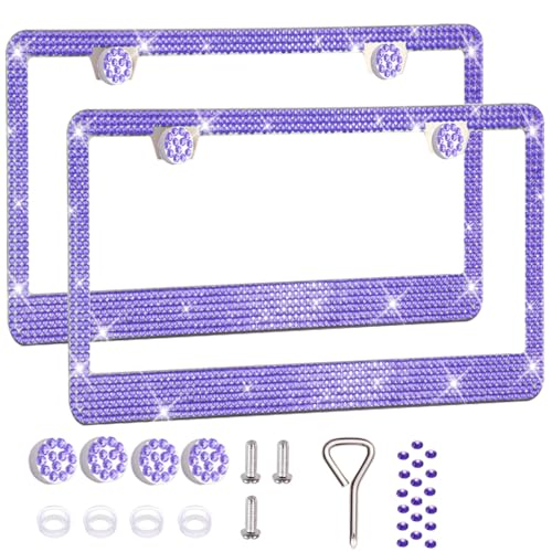 2 Pack License Plate Frames for Women