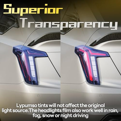 16 x 60 Inches Headlight Taillight Car Tint Vinyl Film