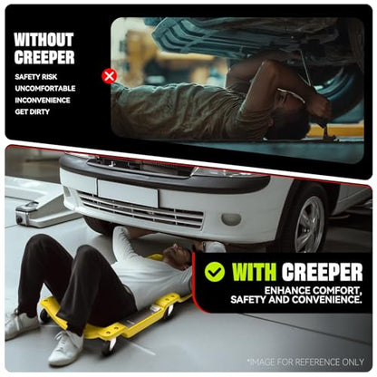 40 in Low Profile Car Rolling Mechanic Creeper