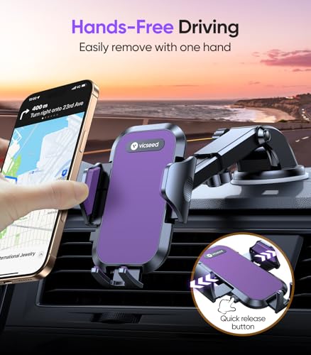 Stable Car Phone Holder [Upgraded Strongest Suction