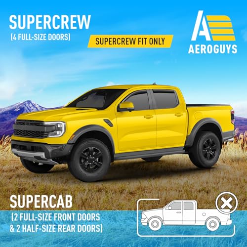 Extra Durable Window Deflectors in (4 Count)