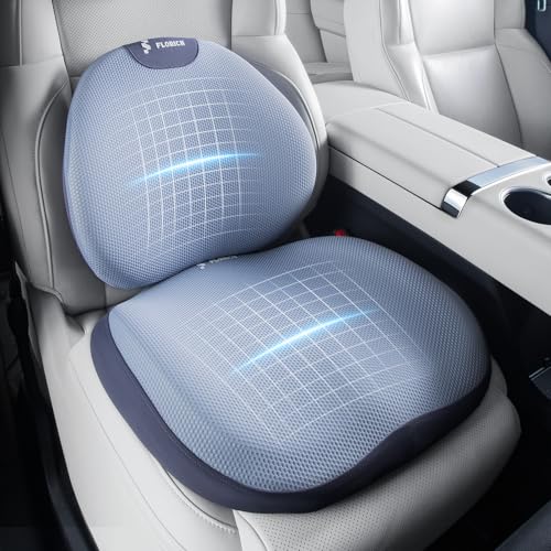 Seat Cushion and Lumbar Support Pillow for Office Chair Car