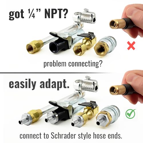 Self Sealing Tire Inflator Adapter