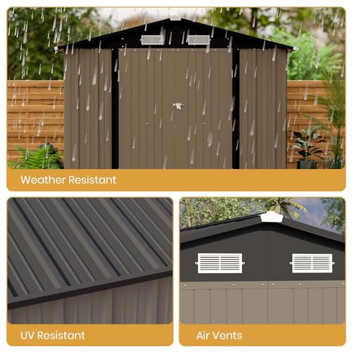 8x12 FT Outdoor Storage Shed