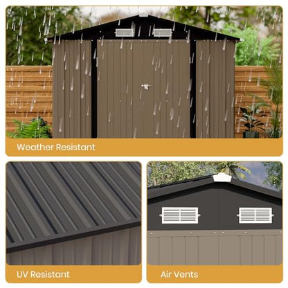 8x12 FT Outdoor Storage Shed