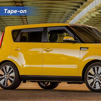 Window Visors Rain Guards for 2009 2010 2011 2012 2013 Kia Soul
