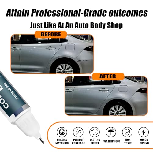 1F7 Classic Silver Metallic Car Touch Up Paint for Toyota OEM Color Match