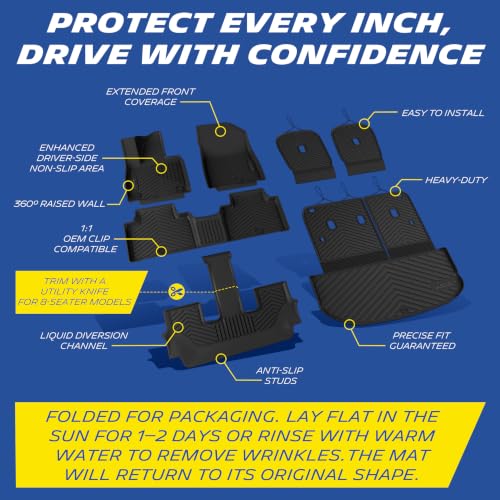 Vehicle Mats for 2027 Kia Telluride Gas 7