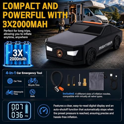 Tire Inflator Car