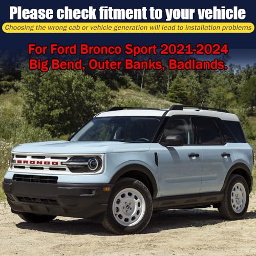 Rain Guards for Ford Bronco Sport 2021 (4 Count)