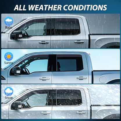 in Channel Rain Guards for Ford F150 SuperCrew 2015