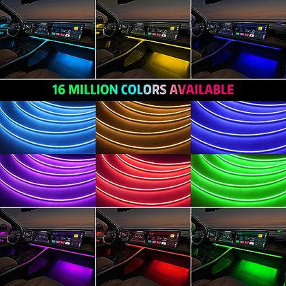Acrylic Interior Car LED Strip Light (18 Count)