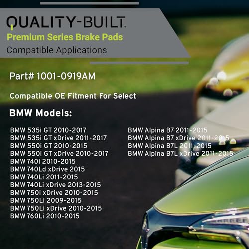 Rear Semi Metallic Brake Pads