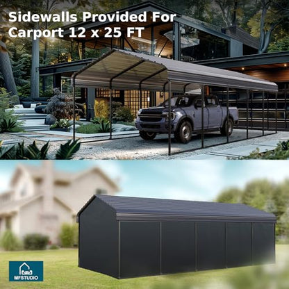 Metal Carport 12x25ft