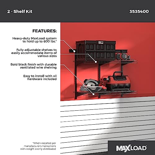 Heavy Duty Wall Shelf Kit for Garage