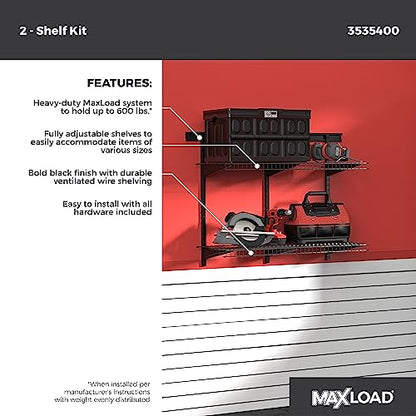 Heavy Duty Wall Shelf Kit for Garage