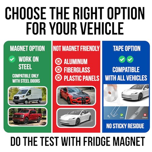 2pc 9x12 Custom Full Color Magnetic Car Signs (2 Count)
