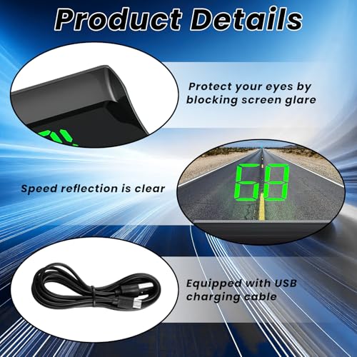 GPS Digital Speedometer for Car MPH