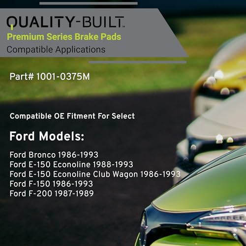 Front Semi Metallic Brake Pads