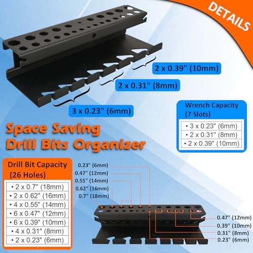 Screwdriver Organizer Rack Heavy Duty