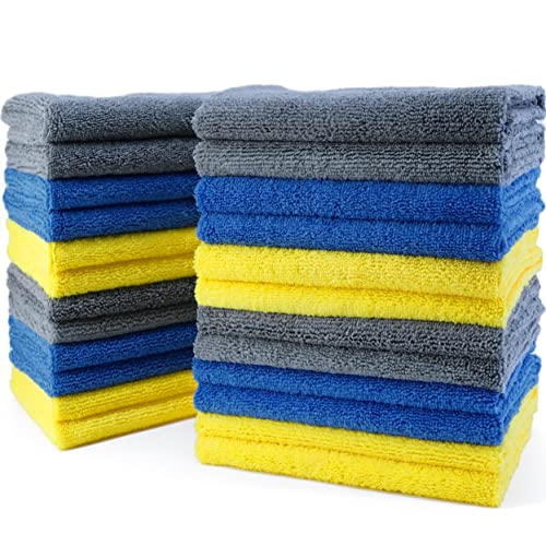Microfiber Cleaning Towel Ultrasonic Cut Edgeless (24 Count)