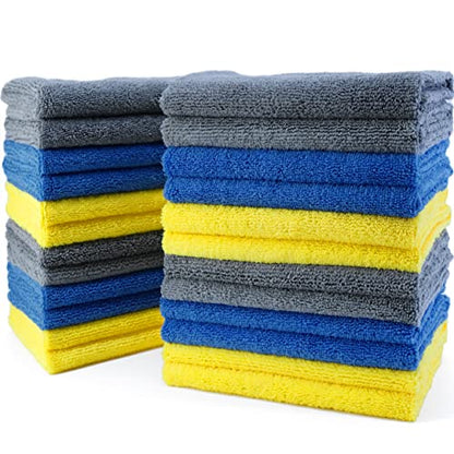 Microfiber Cleaning Towel Ultrasonic Cut Edgeless (24 Count)