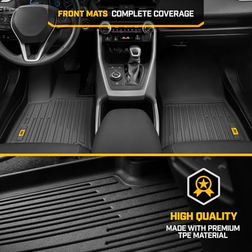JustFit™ 3D Custom Fit Floor Mats for Toyota RAV4 2019 2020 2021 2022 2023 2024 2025