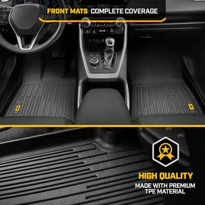 JustFit™ 3D Custom Fit Floor Mats for Toyota RAV4 2019 2020 2021 2022 2023 2024 2025