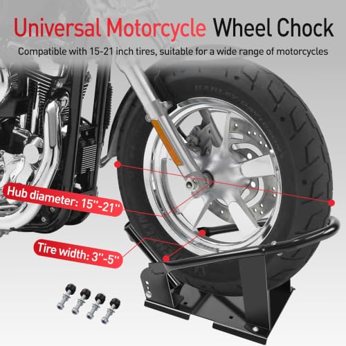 Motorcycle Wheel Chock for Trailer