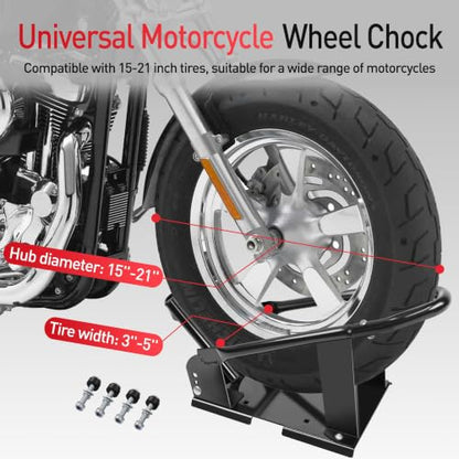 Motorcycle Wheel Chock for Trailer