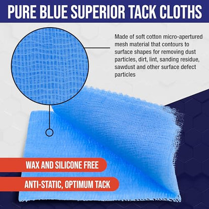 Pure Blue Superior Tack Cloths (6 Count)