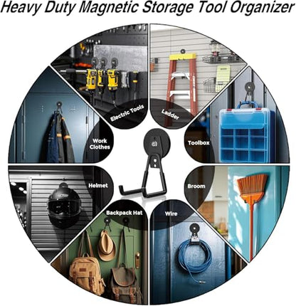 12 Pcs Magnetic Hooks Heavy Duty (12 Count)