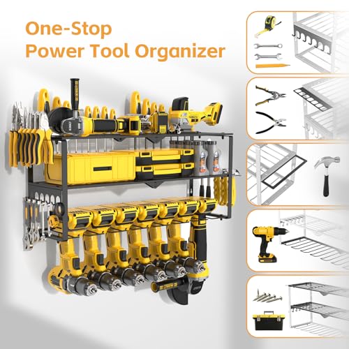 Power Tool Organizer Wall Mount Cordless