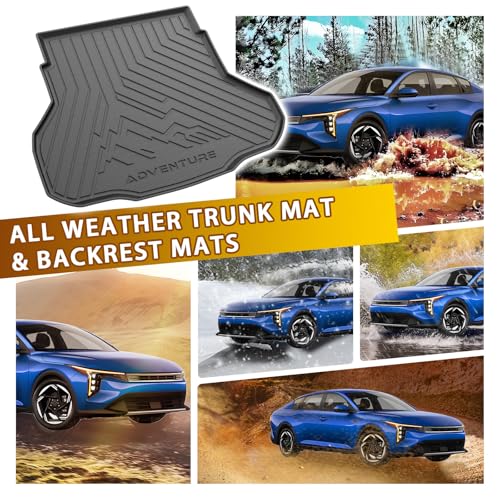 Floor Mats Cargo Liner for Kia K4 2025 2026 All Weather 3D TPE Anti