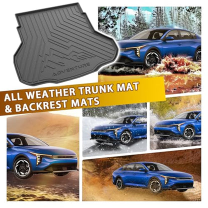 Floor Mats Cargo Liner for Kia K4 2025 2026 All Weather 3D TPE Anti