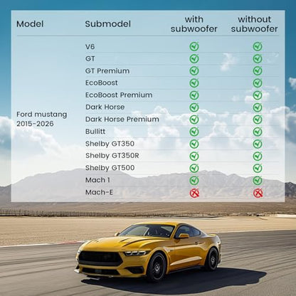 Floor Mats for Ford Mustang 2015