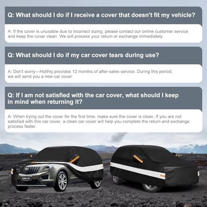 10 Layers SUV Car Cover Custom Fit for Cadillac XT5