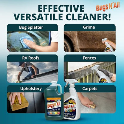 Bugs N’ All Multipurpose Car Cleaner & Degreaser (153.7 Fl Oz)