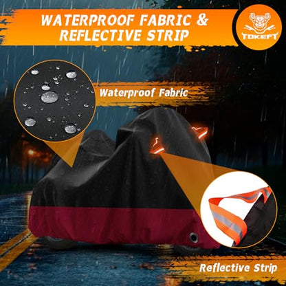 Trike Cover Heavy Duty Waterproof 3 Wheel Motorcycle Cover