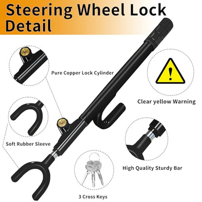 Heavy Duty Steering Wheel Lock