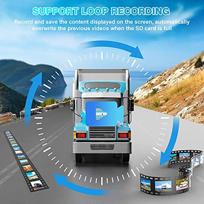 HD 1080P 10" Wired Backup Camera System