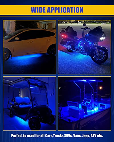 Blue Led Strip Light (4 Count)