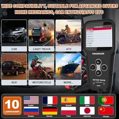 BM520 6V 12V 24V Car Battery Tester