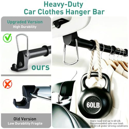 Car Clothes Hanger Bar