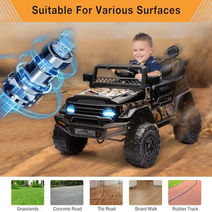 12V Kids Ride On Truck Car with Remote Control