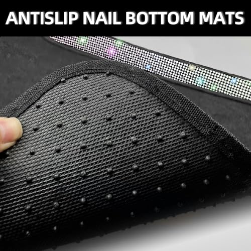 Multicolor Bling Car Floor Mats Full Set